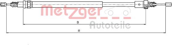 Metzger 10.6776 - Trose, Stāvbremžu sistēma ps1.lv