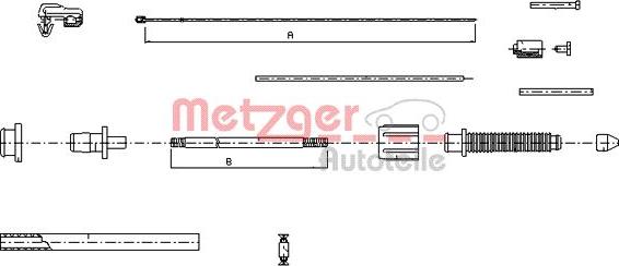 Metzger 10.0382 - Akseleratora trose ps1.lv