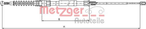 Metzger 10.7518 - Trose, Stāvbremžu sistēma ps1.lv
