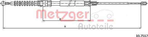 Metzger 10.7517 - Trose, Stāvbremžu sistēma ps1.lv