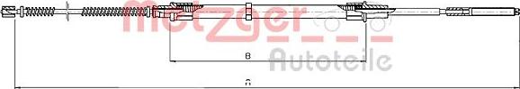 Metzger 10.7131 - Trose, Stāvbremžu sistēma ps1.lv