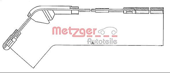 Metzger 11.5941 - Trose, Stāvbremžu sistēma ps1.lv