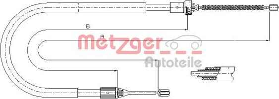 Metzger 11.6586 - Trose, Stāvbremžu sistēma ps1.lv