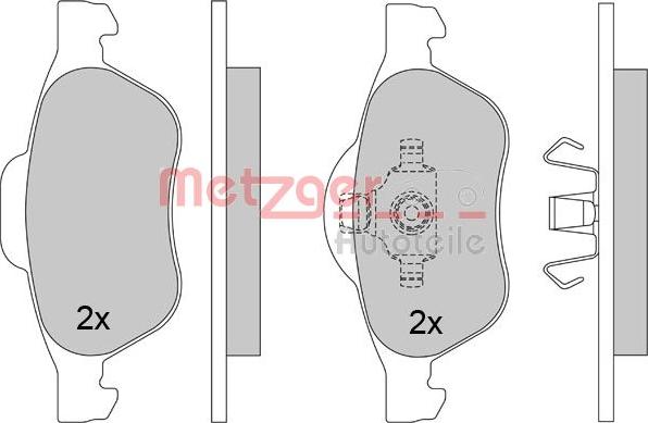 Metzger 1170462 - Bremžu uzliku kompl., Disku bremzes ps1.lv