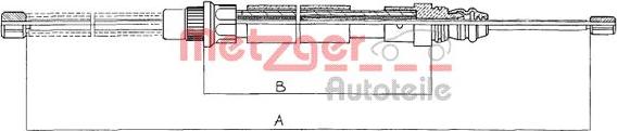 Metzger 11.607 - Trose, Stāvbremžu sistēma ps1.lv