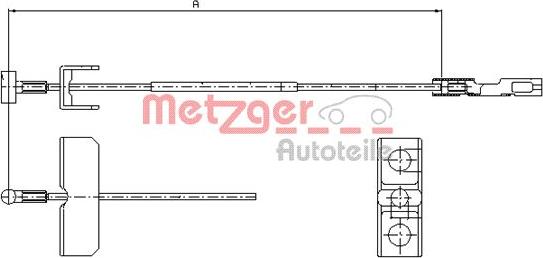 Metzger 11.6802 - Trose, Stāvbremžu sistēma ps1.lv