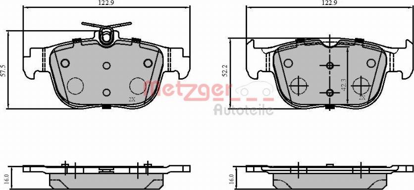 Metzger 1170960 - Bremžu uzliku kompl., Disku bremzes ps1.lv