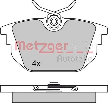 Metzger 1170497 - Bremžu uzliku kompl., Disku bremzes ps1.lv