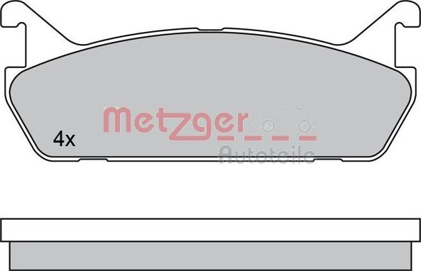 Metzger 1170448 - Bremžu uzliku kompl., Disku bremzes ps1.lv