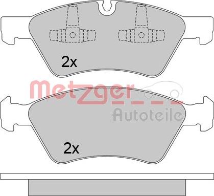 Metzger 1170464 - Bremžu uzliku kompl., Disku bremzes ps1.lv