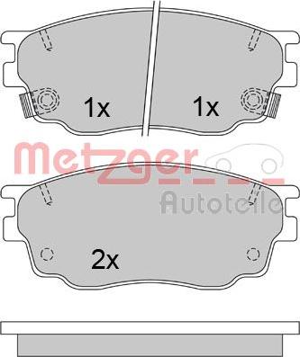 Metzger 1170461 - Bremžu uzliku kompl., Disku bremzes ps1.lv