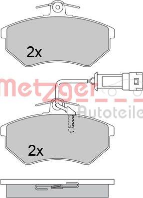 Metzger 1170412 - Bremžu uzliku kompl., Disku bremzes ps1.lv