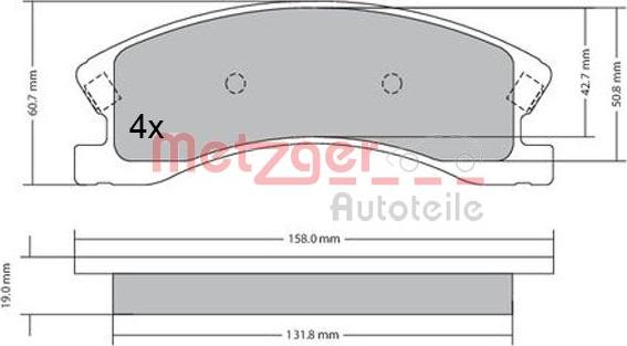 Metzger 1170439 - Bremžu uzliku kompl., Disku bremzes ps1.lv