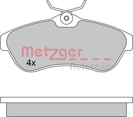 Metzger 1170438 - Bremžu uzliku kompl., Disku bremzes ps1.lv