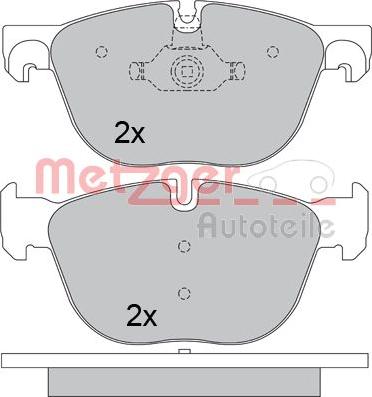 Metzger 1170562 - Bremžu uzliku kompl., Disku bremzes ps1.lv