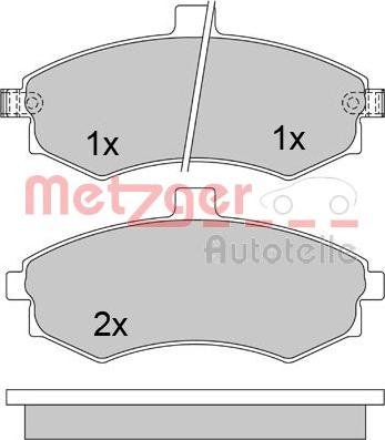 Metzger 1170506 - Bremžu uzliku kompl., Disku bremzes ps1.lv