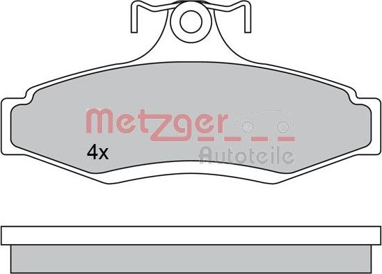 Metzger 1170581 - Bremžu uzliku kompl., Disku bremzes ps1.lv