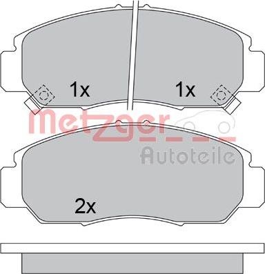 Magneti Marelli 600000098650 - Bremžu uzliku kompl., Disku bremzes ps1.lv