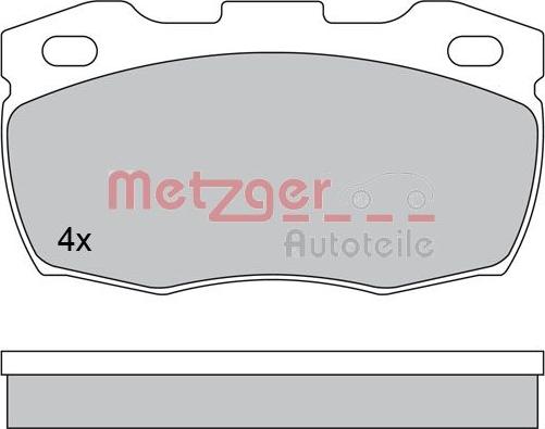 Metzger 1170573 - Bremžu uzliku kompl., Disku bremzes ps1.lv