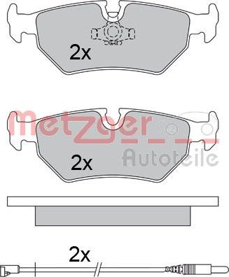 Metzger 1170572 - Bremžu uzliku kompl., Disku bremzes ps1.lv