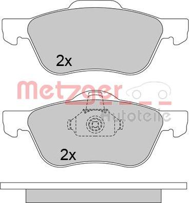 Metzger 1170650 - Bremžu uzliku kompl., Disku bremzes ps1.lv