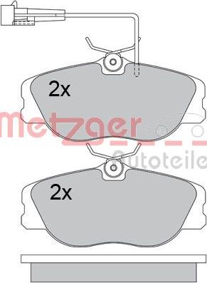 Metzger 1170602 - Bremžu uzliku kompl., Disku bremzes ps1.lv