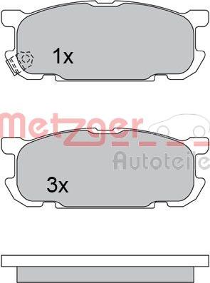 Metzger 1170613 - Bremžu uzliku kompl., Disku bremzes ps1.lv