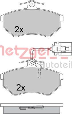 Metzger 1170674 - Bremžu uzliku kompl., Disku bremzes ps1.lv