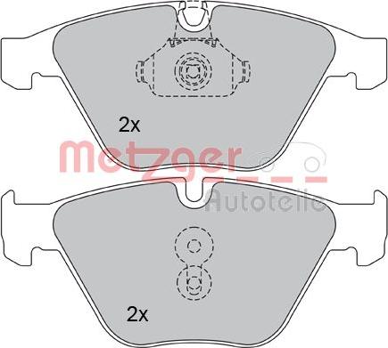 Metzger 1170090 - Bremžu uzliku kompl., Disku bremzes ps1.lv