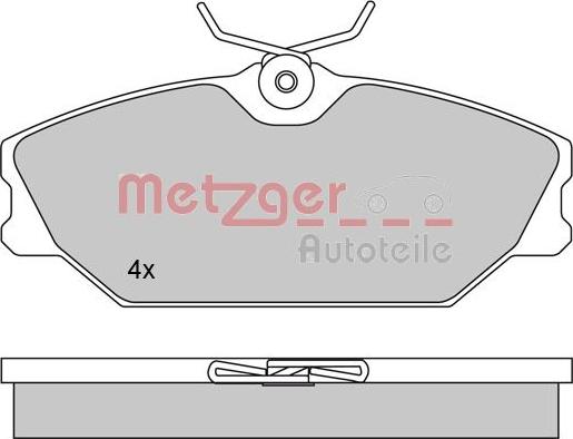 Metzger 1170084 - Bremžu uzliku kompl., Disku bremzes ps1.lv