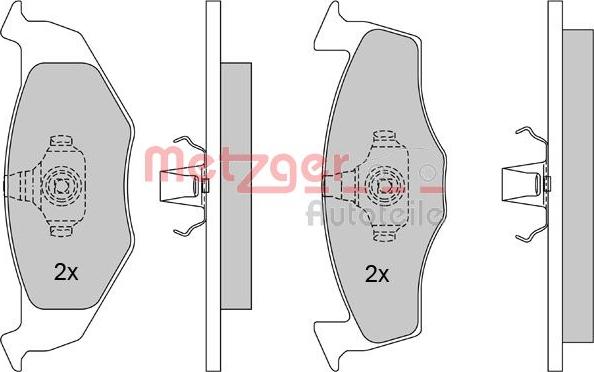 Metzger 1170023 - Bremžu uzliku kompl., Disku bremzes ps1.lv