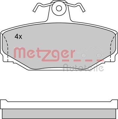 Metzger 1170074 - Bremžu uzliku kompl., Disku bremzes ps1.lv