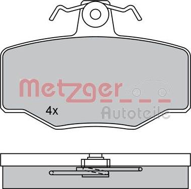 Metzger 1170076 - Bremžu uzliku kompl., Disku bremzes ps1.lv