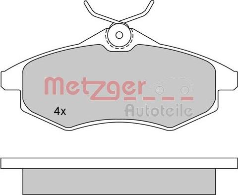 Metzger 1170163 - Bremžu uzliku kompl., Disku bremzes ps1.lv