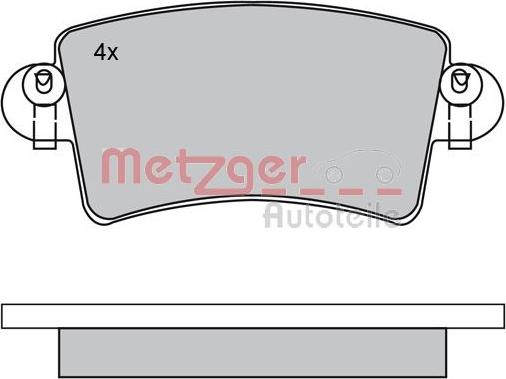 Metzger 1170171 - Bremžu uzliku kompl., Disku bremzes ps1.lv