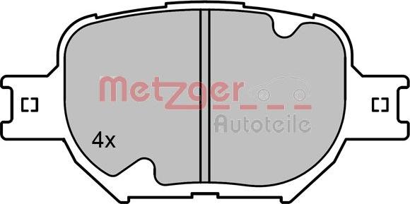 Metzger 1170823 - Bremžu uzliku kompl., Disku bremzes ps1.lv