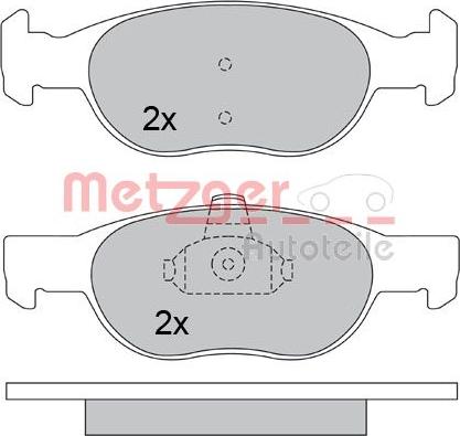 Metzger 1170390 - Bremžu uzliku kompl., Disku bremzes ps1.lv