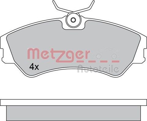 Metzger 1170397 - Bremžu uzliku kompl., Disku bremzes ps1.lv