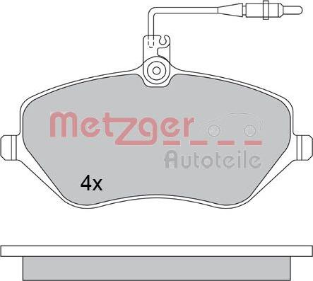 Metzger 1170346 - Bremžu uzliku kompl., Disku bremzes ps1.lv