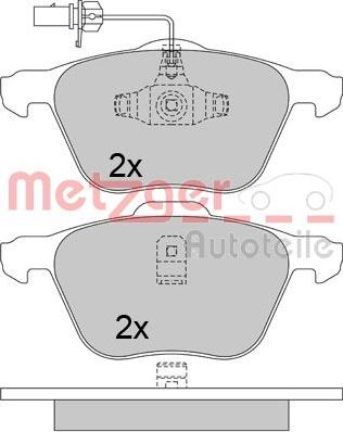 Metzger 1170342 - Bremžu uzliku kompl., Disku bremzes ps1.lv