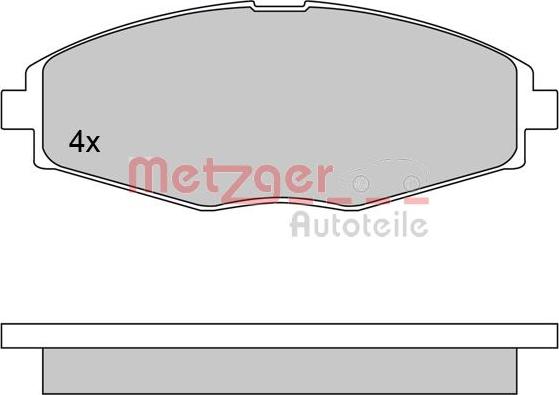 Metzger 1170354 - Bremžu uzliku kompl., Disku bremzes ps1.lv