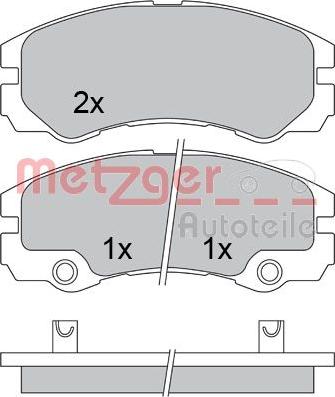 Metzger 1170363 - Bremžu uzliku kompl., Disku bremzes ps1.lv