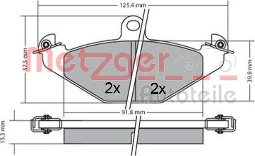 Metzger 1170362 - Bremžu uzliku kompl., Disku bremzes ps1.lv