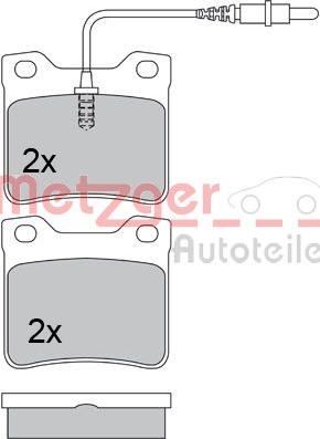 Metzger 1170336 - Bremžu uzliku kompl., Disku bremzes ps1.lv