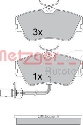 Metzger 1170376 - Bremžu uzliku kompl., Disku bremzes ps1.lv