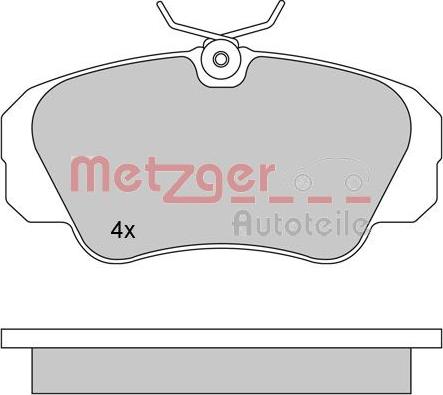 Metzger 1170245 - Bremžu uzliku kompl., Disku bremzes ps1.lv