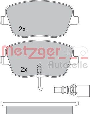 Metzger 1170246 - Bremžu uzliku kompl., Disku bremzes ps1.lv