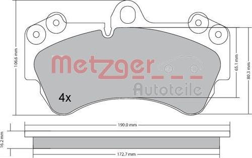 Metzger 1170242 - Bremžu uzliku kompl., Disku bremzes ps1.lv