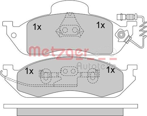 Japanparts PA0535MK - Bremžu uzliku kompl., Disku bremzes ps1.lv