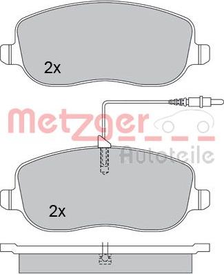 Metzger 1170232 - Bremžu uzliku kompl., Disku bremzes ps1.lv